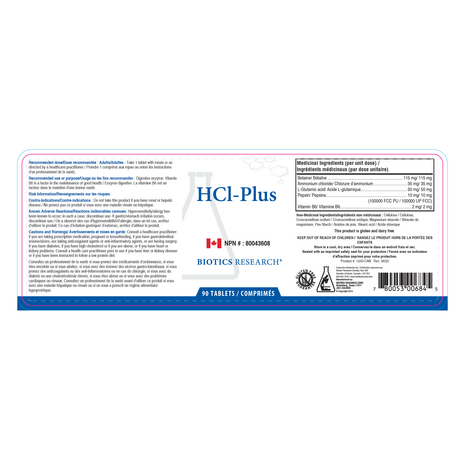 HCl-Plus (W Pepsin)