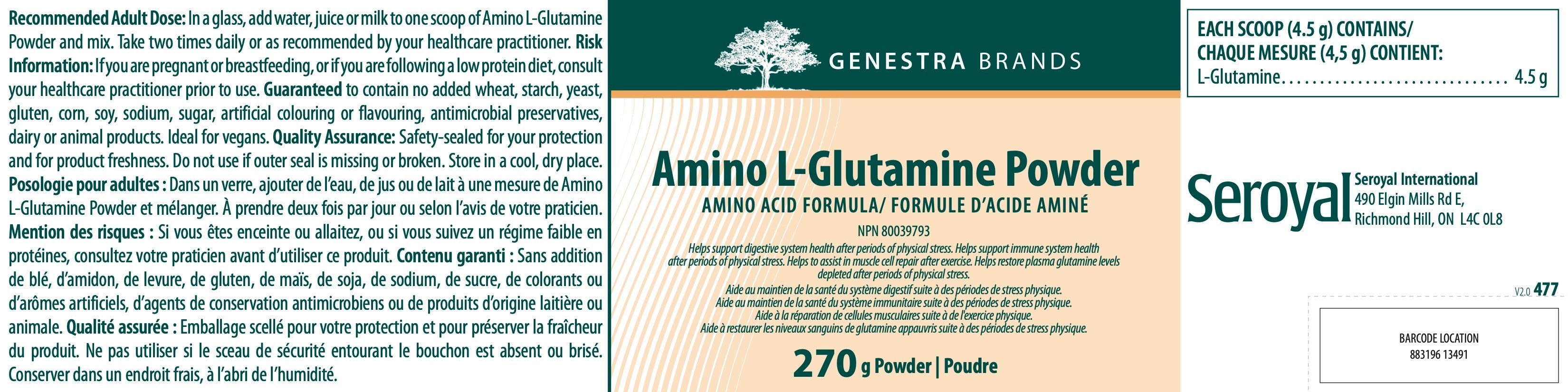 Amino L-Glutamine Powder