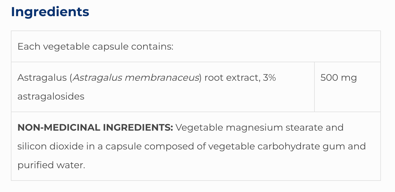 Astragalus SAP