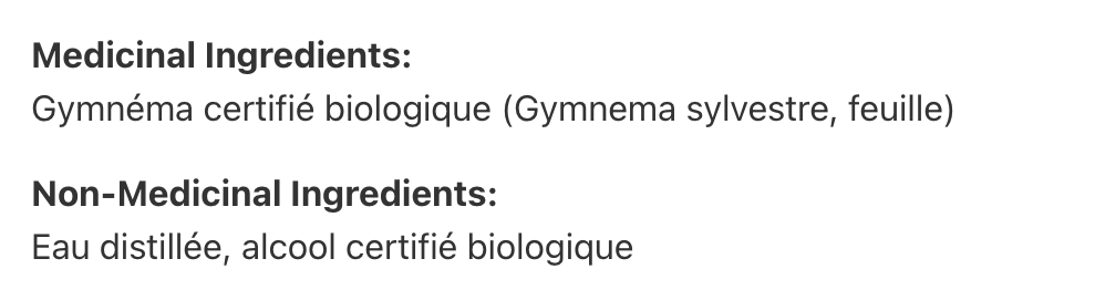 Gymnéma (feuille)