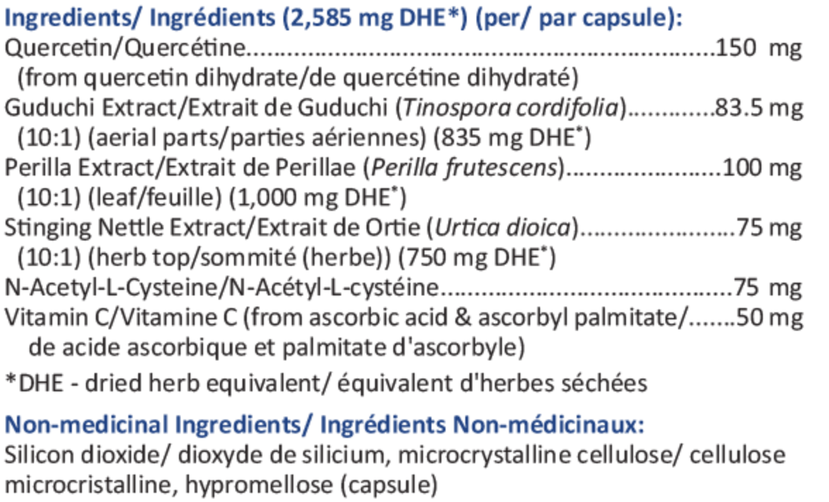 Histalief (Soutient les niveaux d'histamine et la stabilité des mastocytes)