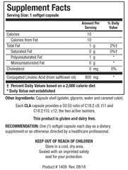 CLA (Conjugated Linoleic)